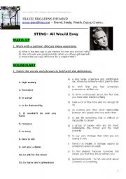 English worksheet: STING 