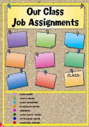 OUR CLASS JOB ASSIGNMENTS POSTER! EDITABLE!