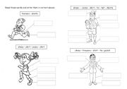 English Worksheet: Clothes 1