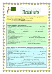 Phrasal verbs