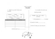 English Worksheet: weather