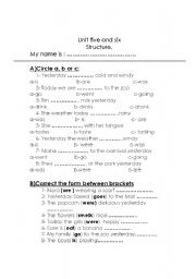 English worksheet: isare