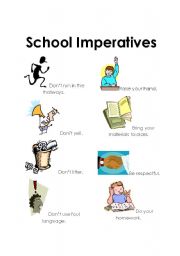 School Imperatives (Classroom Rules)