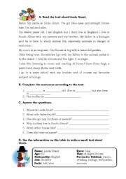 English Worksheet: English test_3