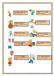 English worksheet: SHAPES IN THE SIMPSONS LIFE (3) 20.04.2009