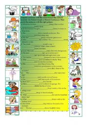 English Worksheet: Present Simple or Present Continuous