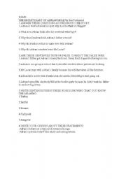 English Worksheet: THE SECRET DIARY OF ADRIAN MOLE