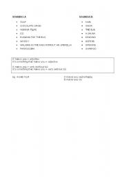 English Worksheet: It makes you...