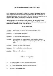 English worksheet: 2 role plays showing use of 