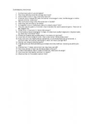 English Worksheet: games