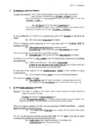 English Worksheet: Conditionals