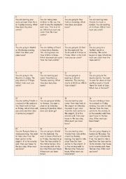 English Worksheet: Public Transport - Card Game (3 pages) - Good for group work
