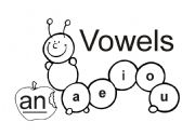 English Worksheet: vowels