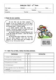 English Worksheet: ENGLISH TEST_Gerunds, Likes and Dislikes, Public Places, Prepositions, Directions