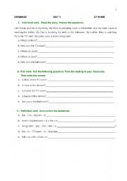 English worksheet: Grammar Review