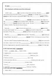 English Worksheet: SUPERLATIVE,COMPARATIVE