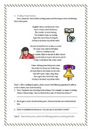 English worksheet: A poem about Friday