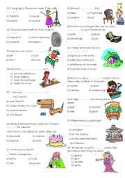 English Worksheet: vocabulary for 8th grades 2