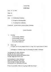 English worksheet: Christmas