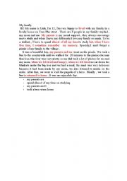 English Worksheet: improve english
