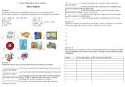 English worksheet: School subject 