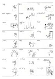 English Worksheet: English Verbs in Pictures - part2 out of 25 - 