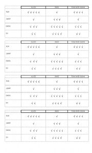 English worksheet: can / cant