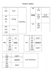 English worksheet: present simple