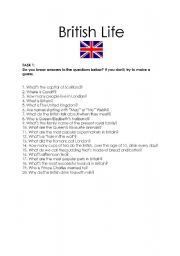 British Life Quiz