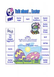 English Worksheet: Talk about ... Easter