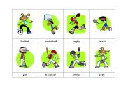 English Worksheet: sport - picture dictionary