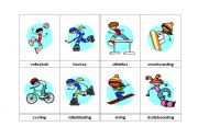 English Worksheet: sport - picture dictionary 2