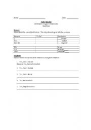 English Worksheet: Review of 