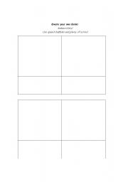 English worksheet: Create a Comic