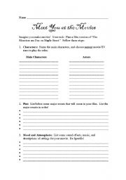 English Worksheet: Twilight Zone: The Monsters are Due on Maple Street - Movie Worksheet