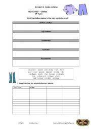 English Worksheet: Fashion-Clothes