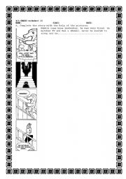 English Worksheet: mr bubble