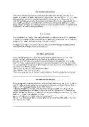 English Worksheet: Fables