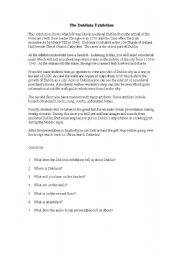 English Worksheet: Dublinia Comprehension Pre-Inter