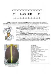 English worksheet: Easter