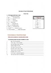 English Worksheet: exercices