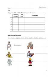 English Worksheet: Verb To Be and Presen Simple