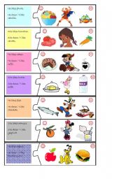 English Worksheet: PUZZLE GAME