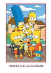 English Worksheet: Hobbies and The Simpsons