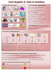 Cool English 5. Unit 5: Hobbies