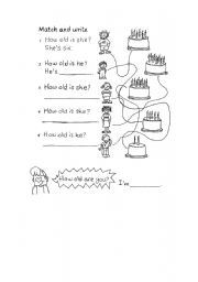 How old are you - ESL worksheet by PAKA2