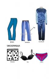 English Worksheet: Clothes & accesories pictionary (2/6)