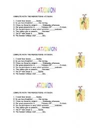 English worksheet: Prepositions of time 2