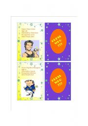 English Worksheet: Guess Who 4/6