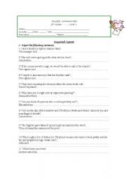 English worksheet: Grammar test / grammar worksheet